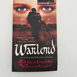 Warlord Elizabeth Vaughan Tor Red PB Paranormal Romance Fantasy Adventure USA